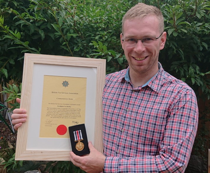 Brave Bromsgrove Firefighter Receives Commendation For Saving Man s 