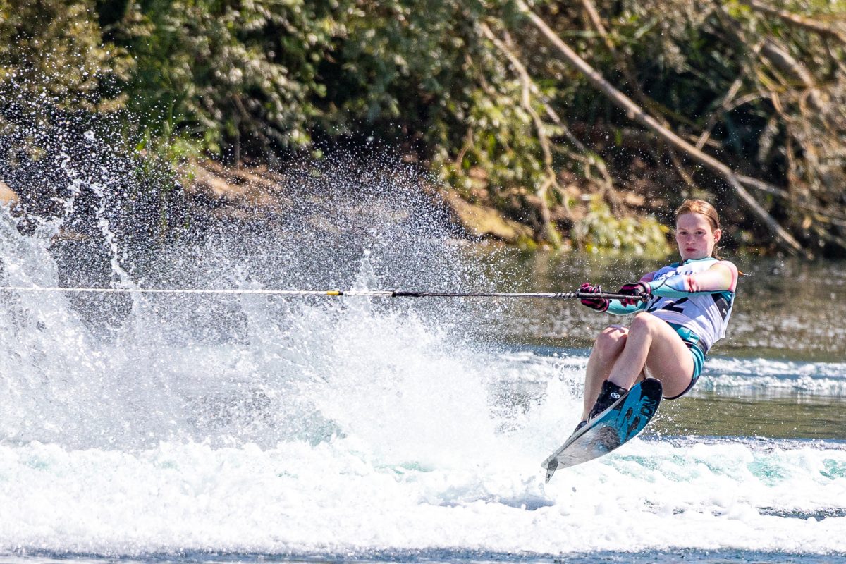Bromsgrove teenager Dani competing at the World Waterski Championships